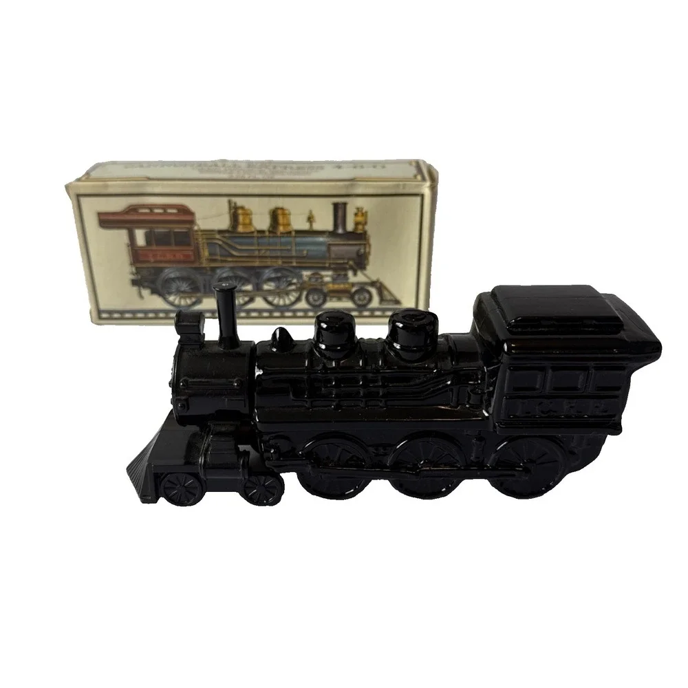 Vtg 1970s Avon Cannonball Express 4-6-0 Train Locomotive Decanter FULL W/Box